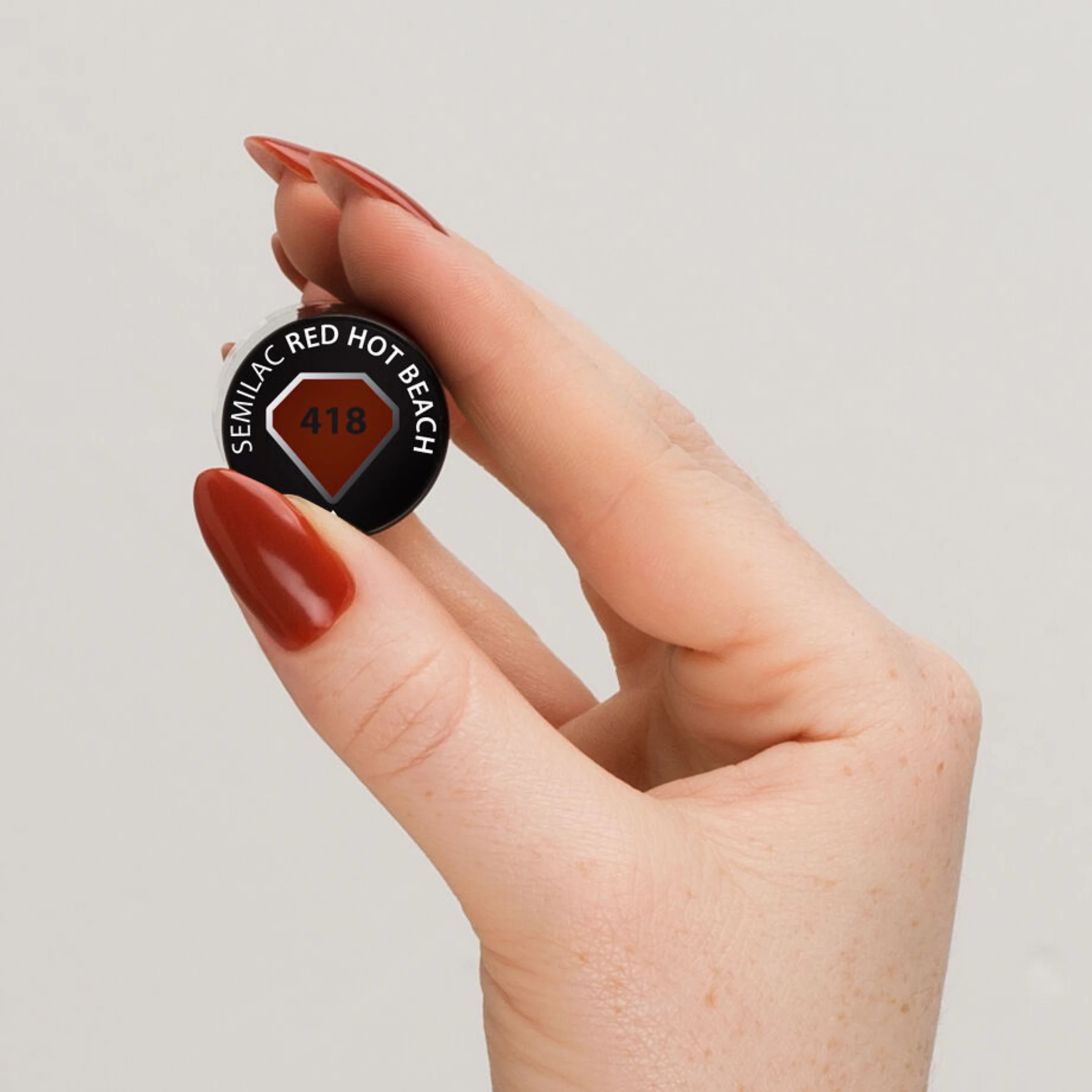Semilac UV Nagellack 418 Red Hot Beach â Bild 2