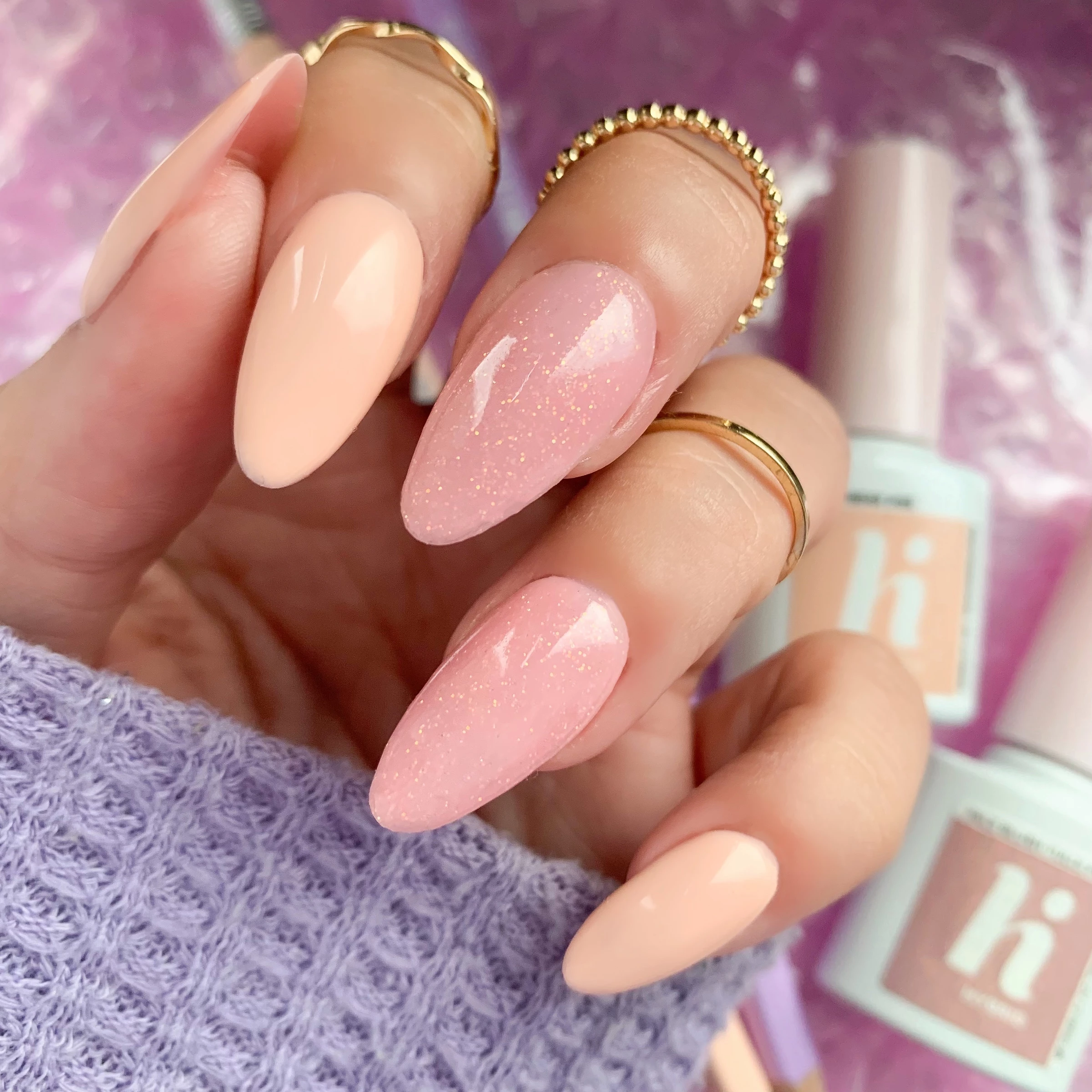 #132 Hi Hybrid UV Nagellack Pale Blush Tulle â Bild 4