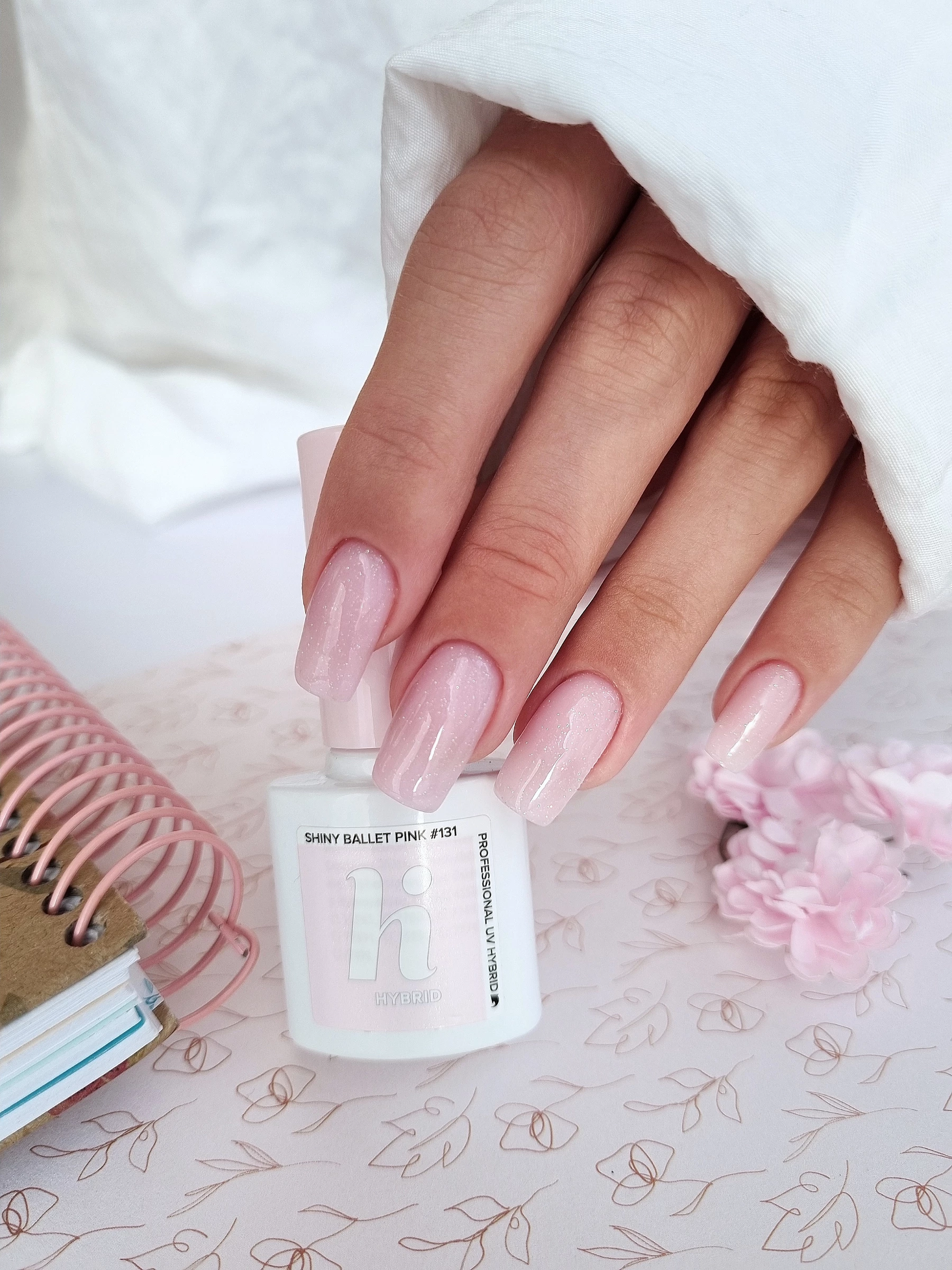 #131 Hi Hybrid UV Nagellack Shiny Ballet Pink â Bild 3