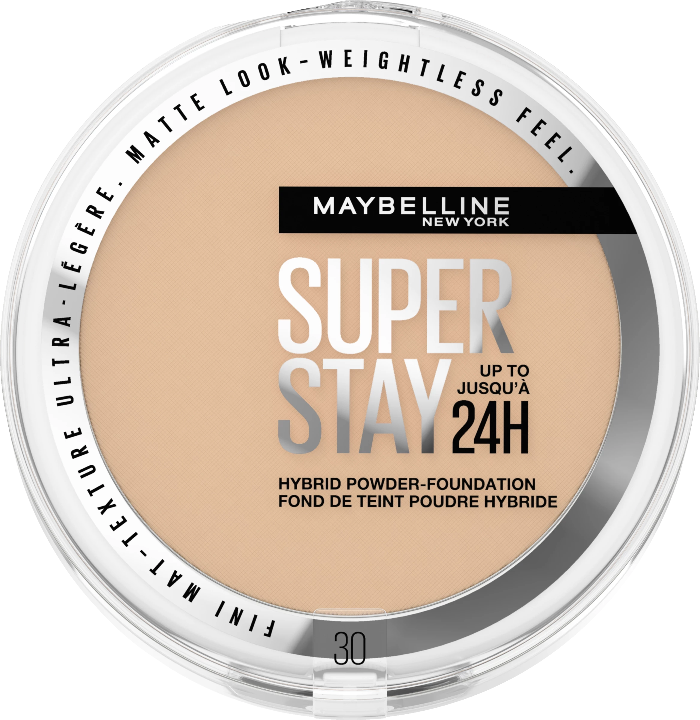 Maybelline New York Super Stay Hybrides Puder Make-Up Nr. 30
