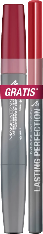 Manhattan Lasting Perfection 16HR Lip Color Fb.740 + Lasting Perfection Lipliner Fb.24